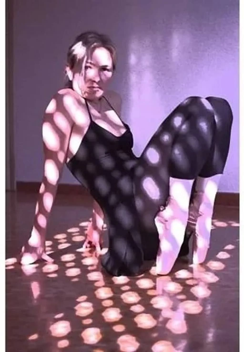 Patterned Shadows, self-portrait year 2006
