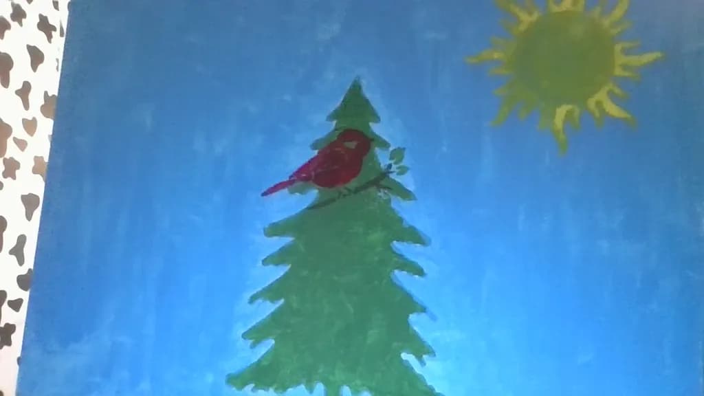 Cardinal’s Sunny Perch