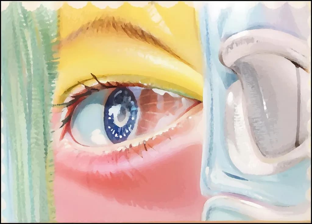 Blue Eye Close-Up