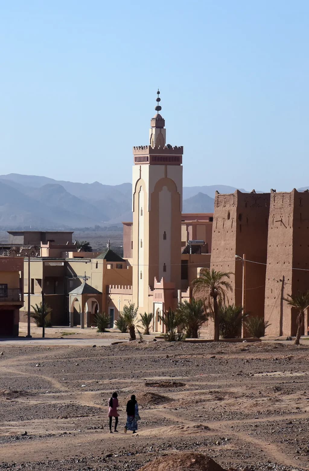 Moroccan Minaret Mountains